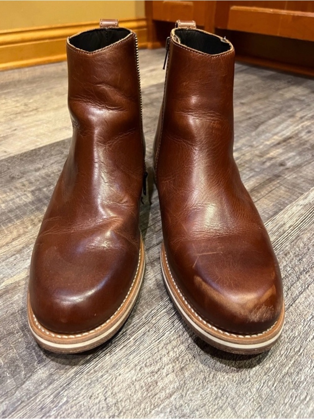 LIKE NEW! Helm Pablo tough leather boots size men’s 10.5